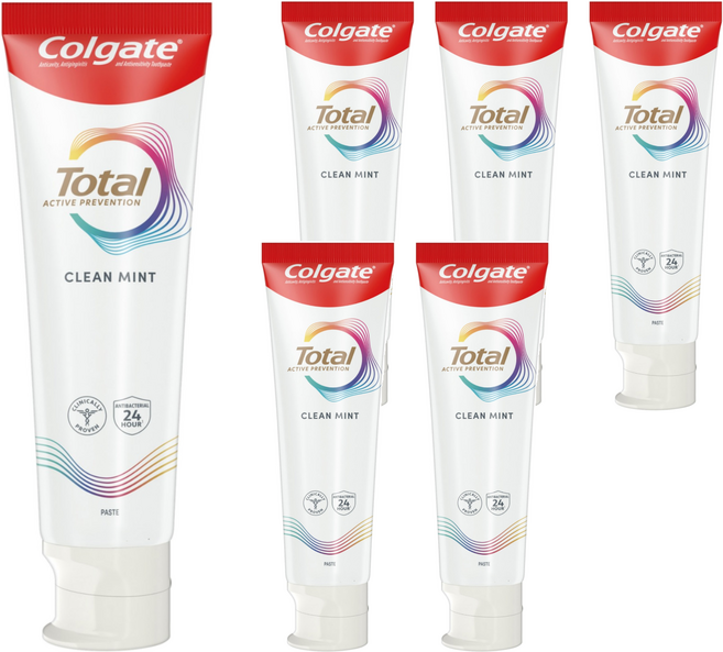 Colgate 高露潔 全效專業潔淨膏狀牙膏, 150g, 6條