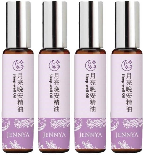 月亮晚安滾珠精油, 10ml, 4瓶