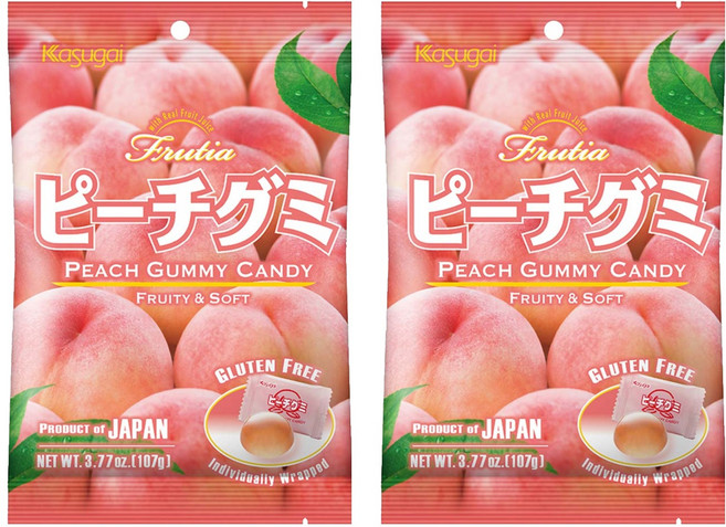 Kasugai 春日井 水蜜桃軟糖, 2個, 107g