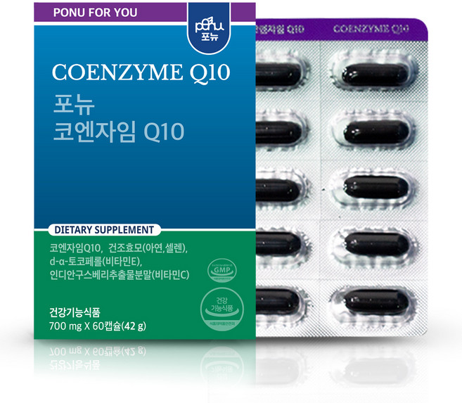 포뉴 코엔자임Q10 영양제, 60정, 1개
