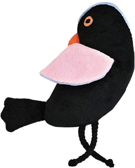 AmyCarol 夜光響紙鳥樂園 #02, 黑色 + 粉色, 1個