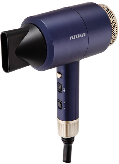 에이든 무광메탈 전문가용 헤어 드라이기 1800W, WA-1800HD, 메탈네이비