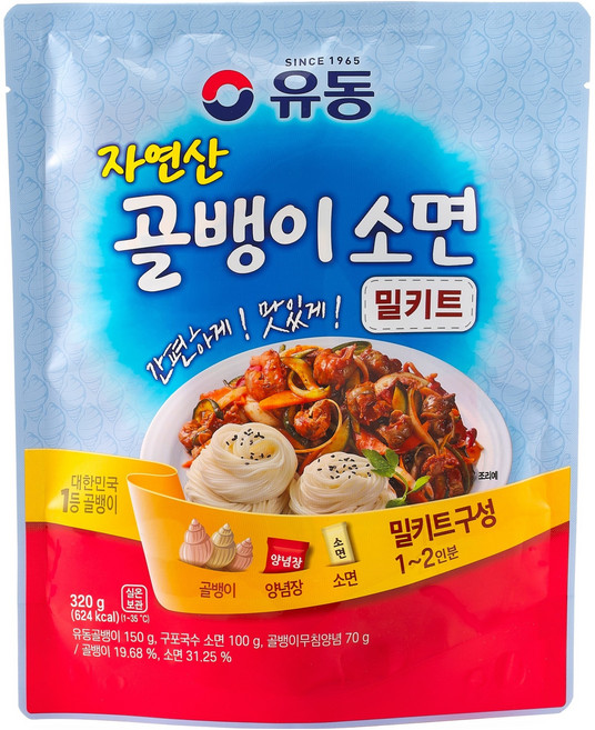 유동골뱅이소면밀키트, 320g, 1개