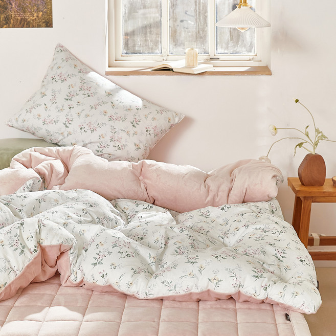 파르페by알레르망 국내 제조 에이프릴 극세사 차렵이불세트