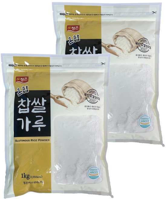 Cheongeun F&B 混合糯米粉, 1kg, 2個