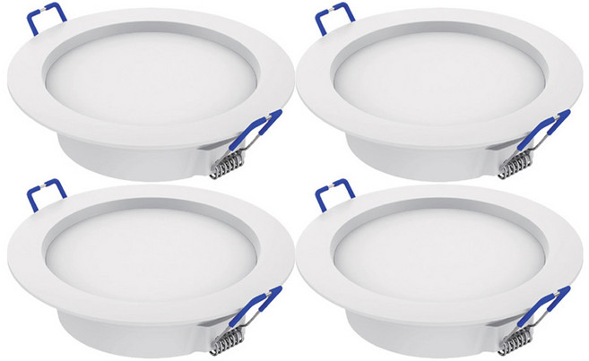루미트론 다운라이트 플리커프리 매입등 4인치 9W, 주광색 하얀빛, 4개