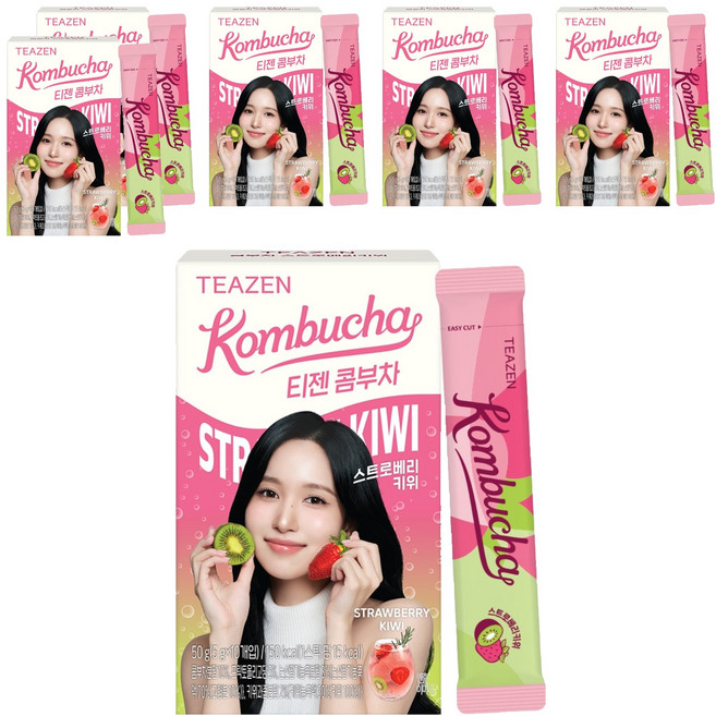 티젠 콤부차 스트로베리키위, 5g, 10개입, 6개