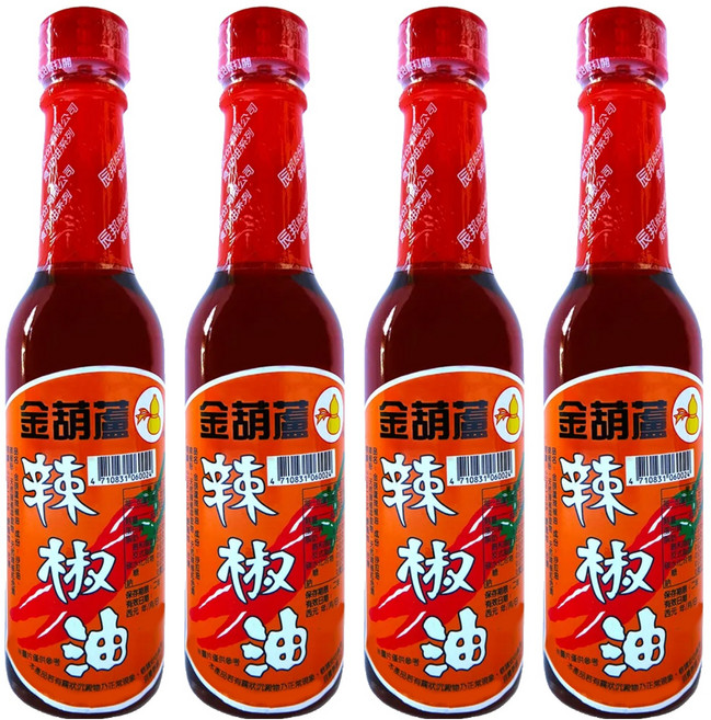 金葫蘆 辣椒油, 220ml, 4瓶