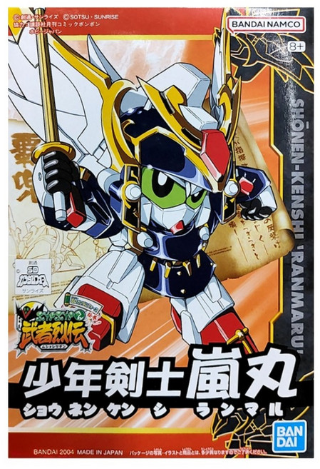BANDAI SD鋼彈 BB戰士組裝模型 270 武者列傳 少年劍士嵐丸 129g, 1盒
