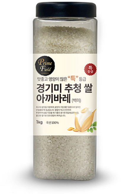 Prime Field 경기 추청 아끼바레 백미 특등급, 1kg, 1개