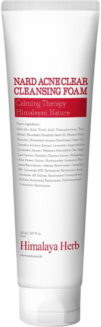 나드 여드름완화 클렌징폼, 150ml, 1개