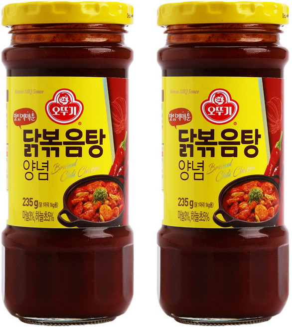 오뚜기 닭볶음탕 양념, 235g, 2개