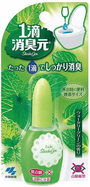 KOBAYASHI 小林製藥 消臭元 馬桶浴廁一滴芳香消臭劑 薄荷, 20ml, 1瓶