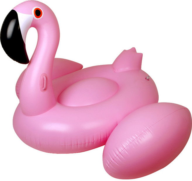 써니워터 특대형 플라밍고 튜브 + 보수패치, 핑크, 1개