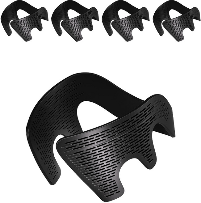 포뷰트 남성용 옆머리 누르기 드롭셋, 블랙, 5개