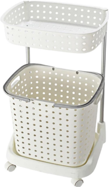 KEYWAY 聯府 新樂活衣物分類架 附輪 FU-11, 白色