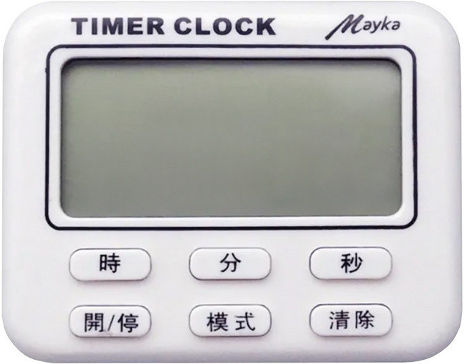 Mayka 明家 電子式正倒數計時器 24小時大螢幕 可磁吸 可立, TM-E49, 1個