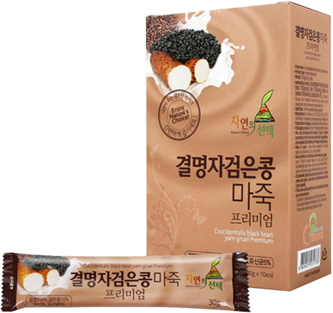 엔초이스 프리미엄 결명자검은콩 마죽, 300g, 1개