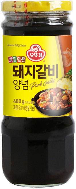 오뚜기 과일담은 돼지갈비 양념, 480g, 1개