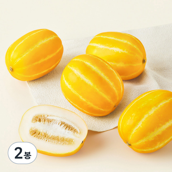 성주 당도선별 참외, 1.2kg(4~5입), 2봉