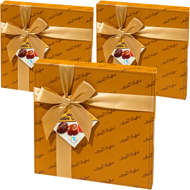 GUNZ 比利時果仁糖牛奶巧克力禮盒, 200g, 3盒