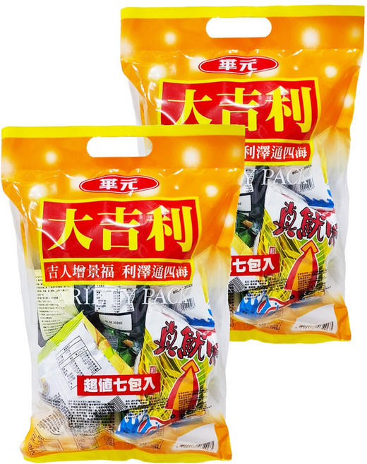 華元 大吉利包7件組, 154g, 2袋