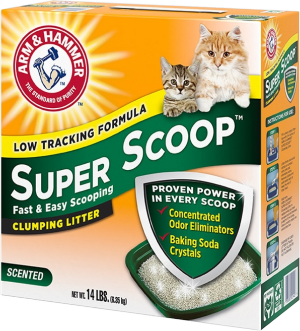 ARM&HAMMER 超凝結貓砂, 6.35kg, 1盒, 清香味