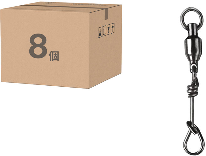 MUSTAD 慕斯達 培林轉環速扣 15lb, 8個裝, 1組