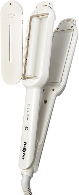바비리스 리버서블 2Way 스트레이트너&물결펌 웨이브 스타일러, 아이보리, ST970K, 1개
