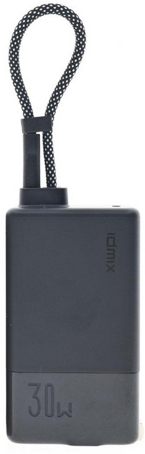 IdmIx MR CHARGER 豆腐多功能快充口袋行動電源/充電器, 黑色, 1個