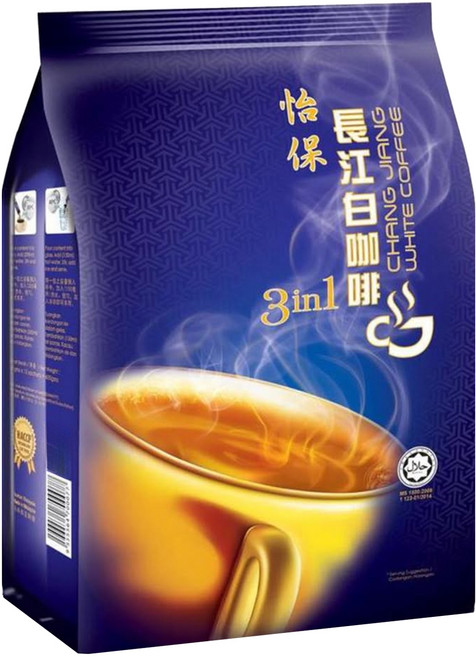 長江 正宗怡保白咖啡 三合一 特濃風味, 40g, 15包, 1袋
