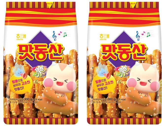 해태제과 맛동산, 300g, 2개