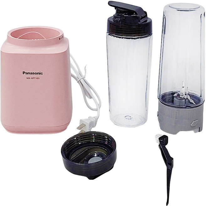 Panasonic 輕巧隨行果汁機 MX-XPT103 玫瑰粉