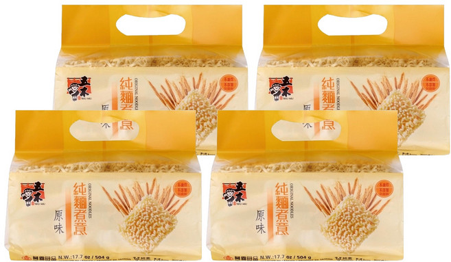 五木 純麵煮意 原味 8入, 504g, 4包