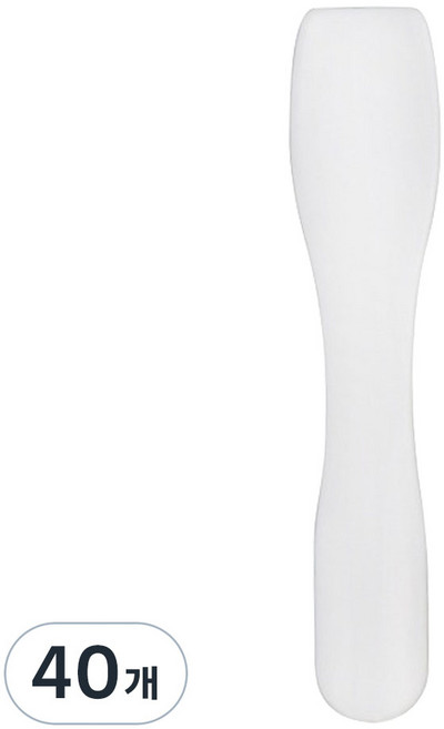 코살루 세타필 바디크림 뚜껑용 스푼 스페츌라 스푼, 40개