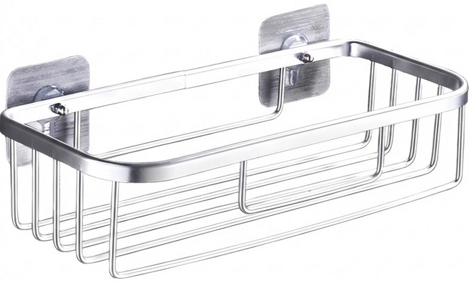 超級工廠 紙巾架 無痕貼款, 亮銀色, 1個