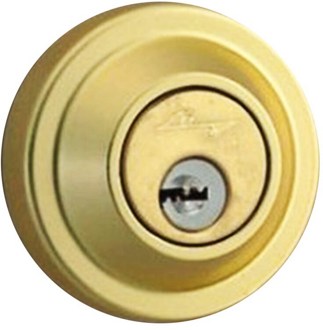 WACH 花旗門鎖 W101-43 銀色十字型輔助鎖 適用門厚: 38 mm-42 mm, 1個