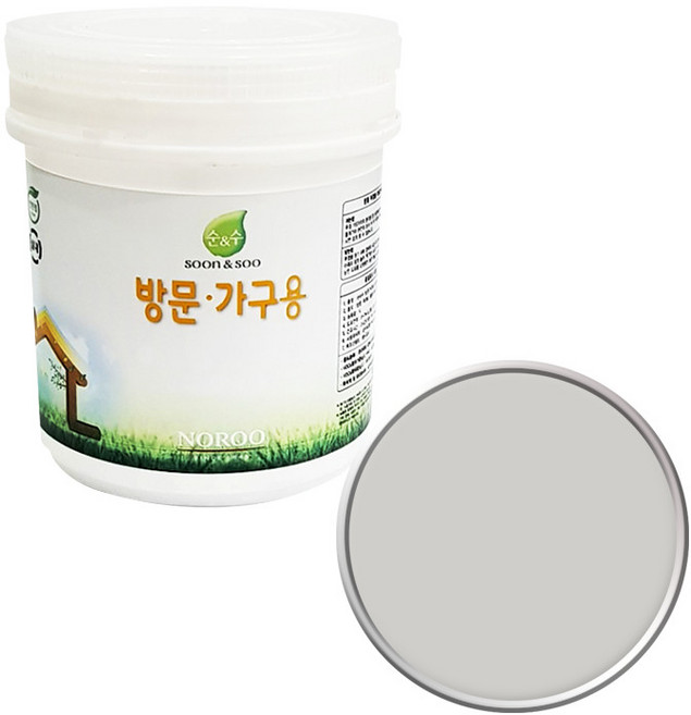 순앤수 방문 가구용 페인트, 엔틱그레이 NR8004, 1L, 1개