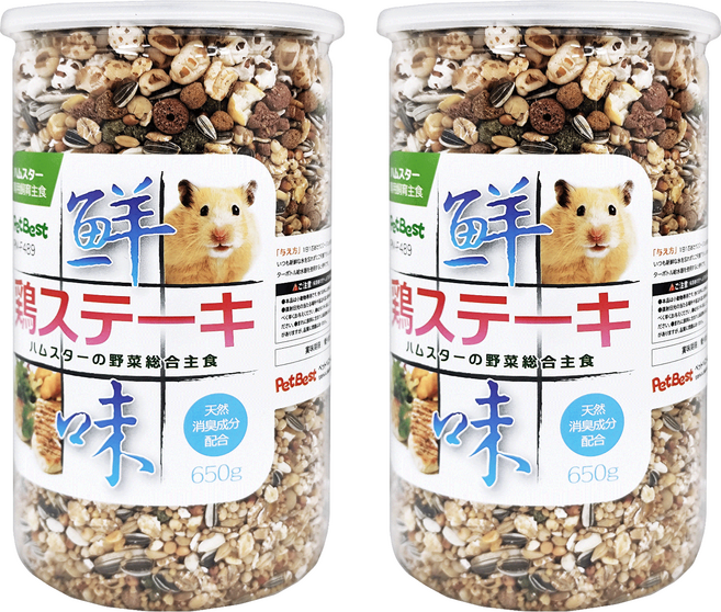 PetBest 鮮味平衡排餐飼料 雞肉, 650g, 2瓶