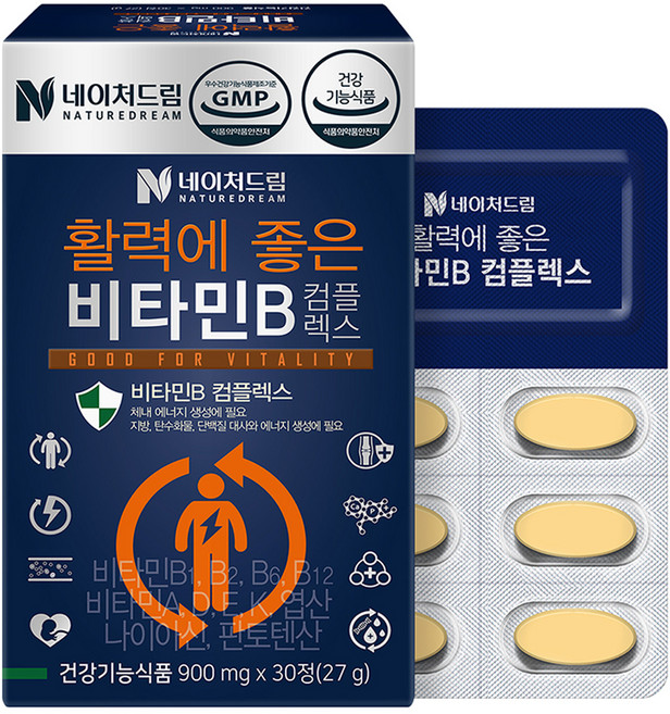 네이처드림 활력에 좋은 비타민B 컴플렉스, 30정, 1개