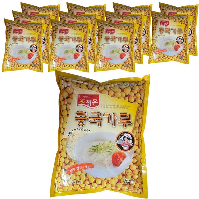 청은 콩국가루, 12개, 800g
