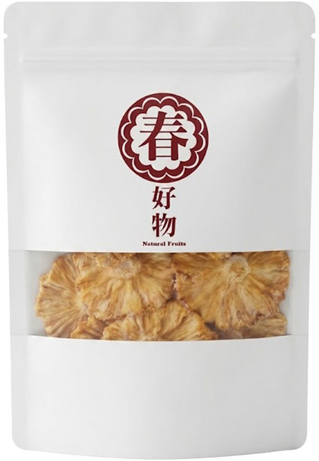 春哥好物 無糖金鑽鳳梨花乾, 120g, 1包