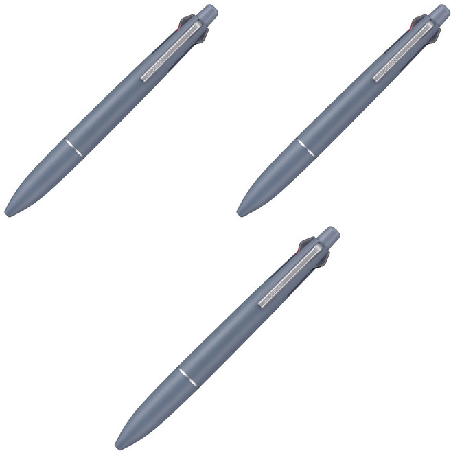 Uni 三菱 JETSTREAM 輕觸感墨水多功能筆 MSXE-LS 0.5mm, 3個, 鋼藍色