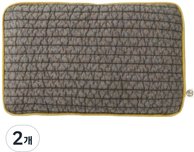 현미온미 기본 클래식 배 찜질팩 그레이, 2개