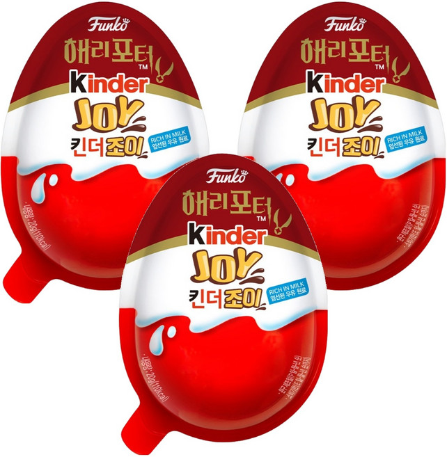 킨더 조이 초콜릿 핑크, 20g, 3개