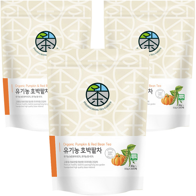 평창다원 유기농 호박팥차, 1.5g, 20개입, 3개