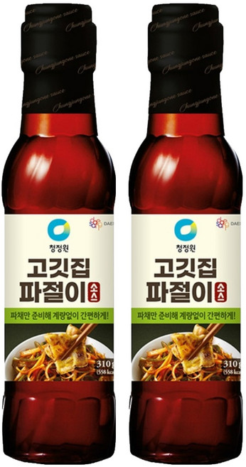 청정원 고깃집 파절이 소스, 310g, 2개