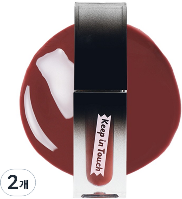 키핀터치 헤메코랩 더 블랙 립 플럼퍼 틴트, 멜로드라마, 3.8ml, 2개