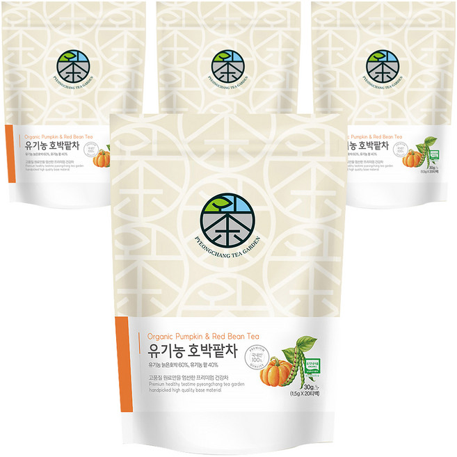평창다원 유기농 호박팥차, 1.5g, 20개입, 4개
