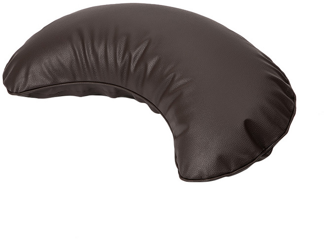 이몽 가죽 반달 쿠션, 브라운